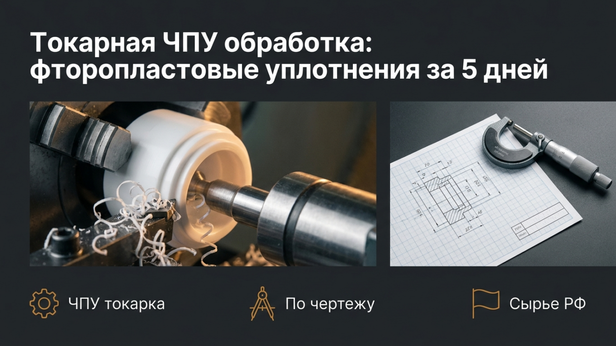Кольца круглого сечения из фторопласта: когда стандартная резина не справляется