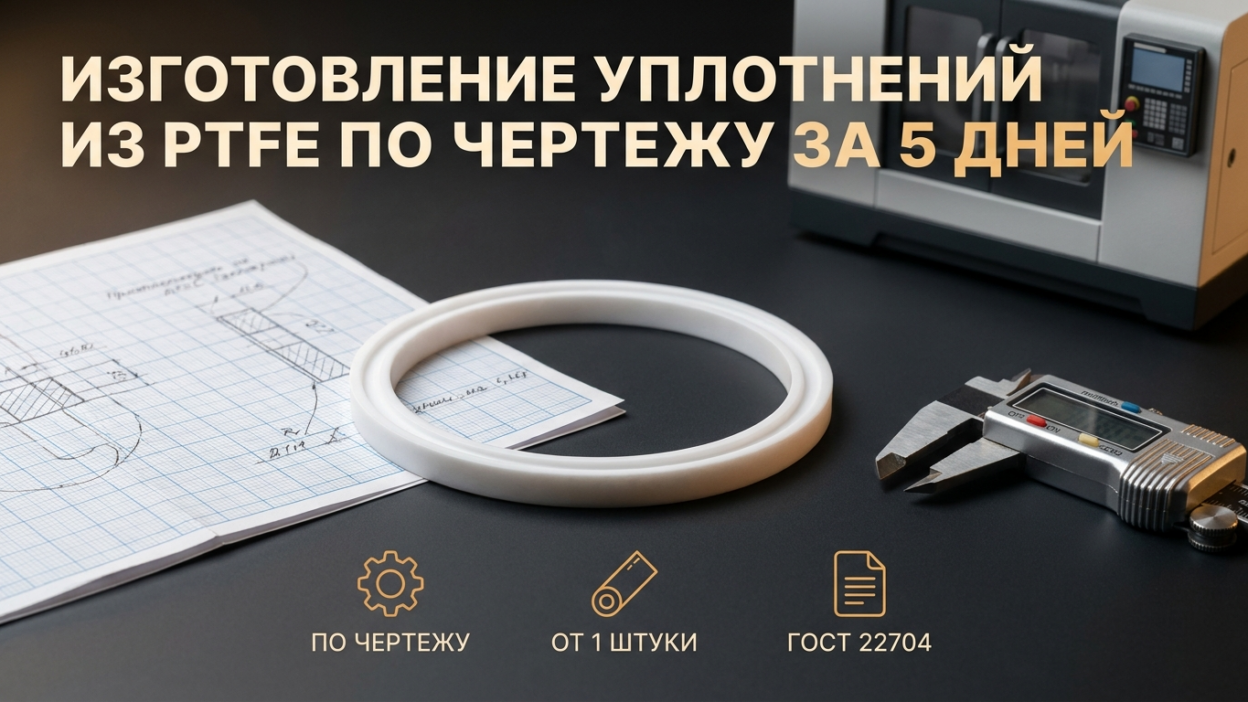 Опорные кольца из фторопласта: преимущества перед бронзой