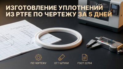 Опорные кольца из фторопласта: преимущества перед бронзой
