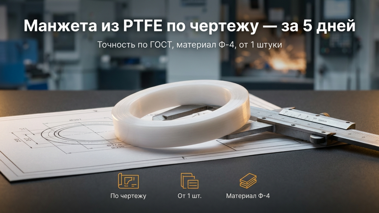 Замена резиновой манжеты на фторопластовую: когда это оправдано